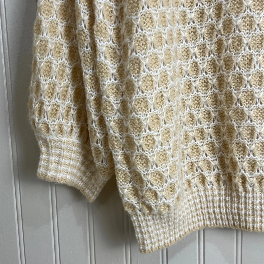 Lilly Pulitzer Women’s Corabelle Sweater Sandbar Honeycomb Size Large - Picture 4 of 9